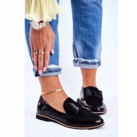Women's Brogues Maciejka Lacquered Loafers Black 04099-01 / 00-5 1