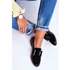 Women's Brogues Maciejka Lacquered Loafers Black 04099-01 / 00-5 2