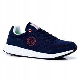 Men's Sport Shoes Cross Jeans Navy Blue FF1R4009C 1