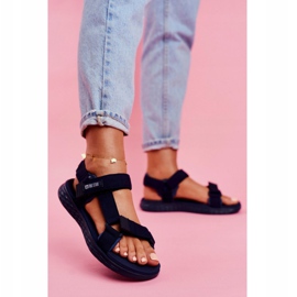 Women's Sandals Big Star Navy Blue FF274A601 1 Women's Sandals Big Star Navy Blue FF274A601 1