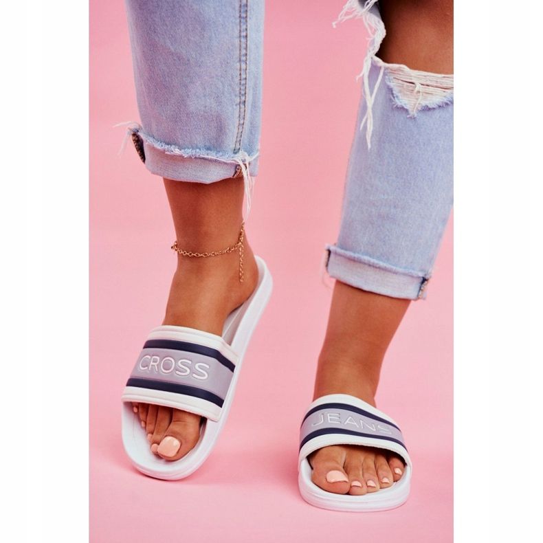 Women's Slippers Cross Jeans White FF2R4158C 2