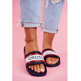 Women's Slippers Cross Jeans Navy Blue FF2R4160C 2 Women's Slippers Cross Jeans Navy Blue FF2R4160C 2