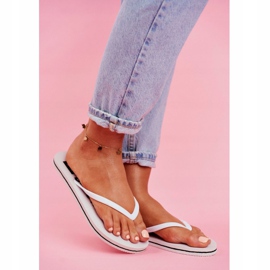 Women's Slippers Flip-flops Big Star White FF274A320 1