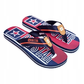 Men's Slippers Flip-flops Big Star Navy Blue FF274A471 2 Men's Slippers Flip-flops Big Star Navy Blue FF274A471 2