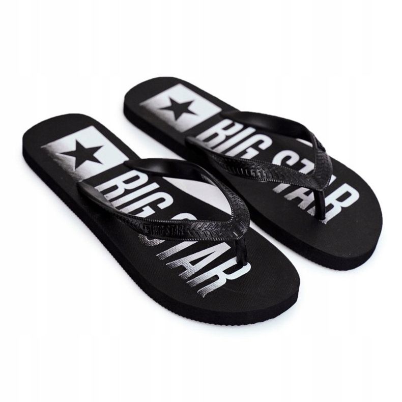 Men's Slippers Flip-flops Big Star Black FF274A470 2