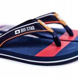 Men's Slippers Flip-flops Big Star Navy Blue FF274A459 1