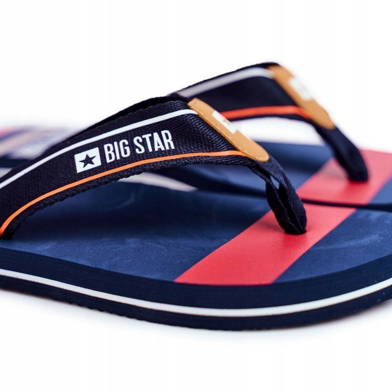 Men's Slippers Flip-flops Big Star Navy Blue FF274A459 1