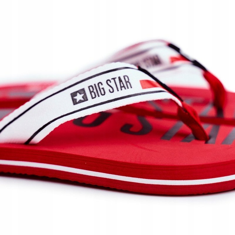 Men's Slippers Flip-flops Big Star Red FF274A451 1
