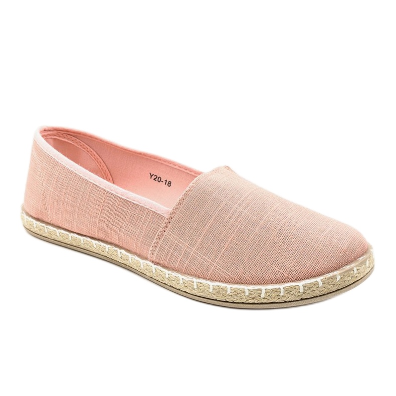 Pink Y20-18 slip-on espadrilles 1