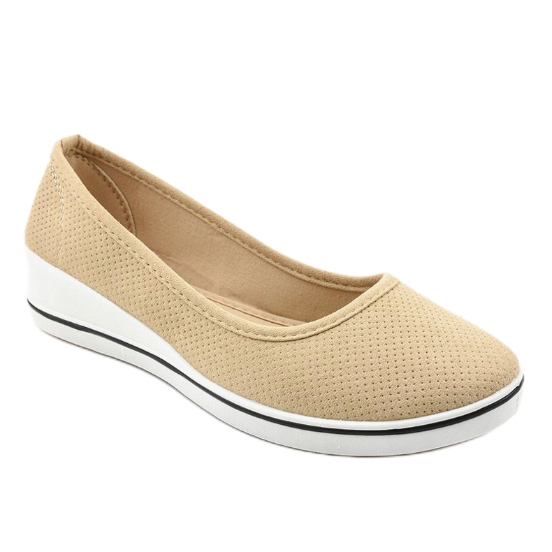 Beige sneakers on the wedge HC-0307 1