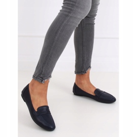Women's navy blue loafers 98-29 Blue 2 Women's navy blue loafers 98-29 Blue 2