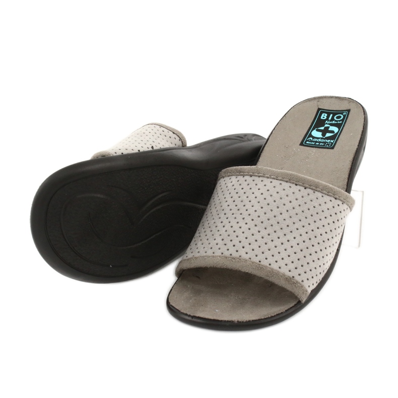 Adanex 24825 women's slippers grey 3