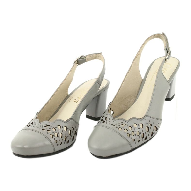 Openwork Sandals for women Gregors 771 gray grey 2