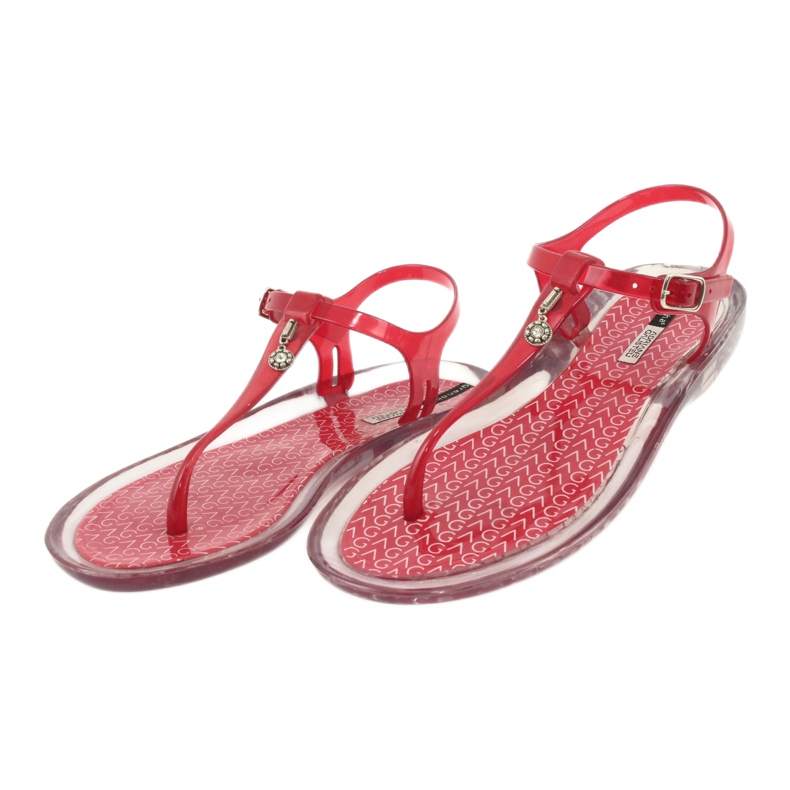 Flip-flops Grendha Clear / red colorless 2