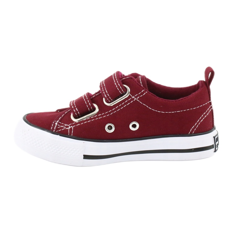 American Club Burgundy Velcro sneakers American LH39 red 1 American Club Burgundy Velcro sneakers American LH39 red 1