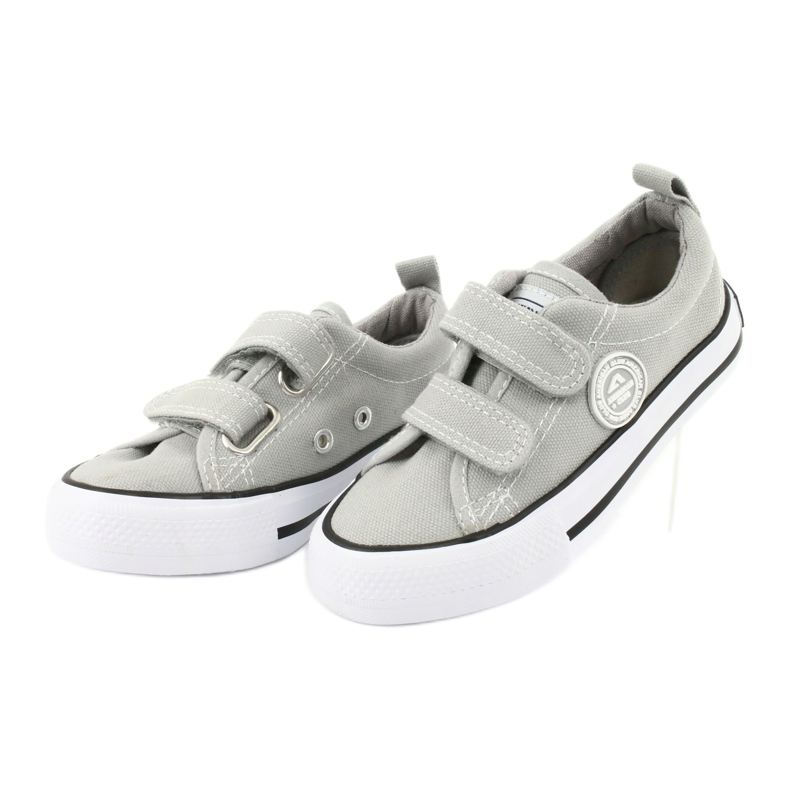 American Club Gray American LH39 Velcro Sneakers grey 2