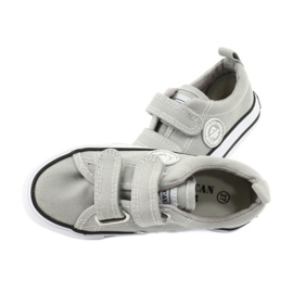 American Club Gray American LH39 Velcro Sneakers grey 4