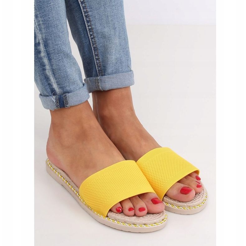 Women's honey slippers 35-185 Yellow 2