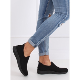 Black sports shoes 7079 Black 1