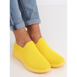 Yellow sports shoes 7079 Yellow 2