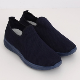 Navy blue sports shoes 7079 DK.BLUE 1