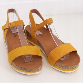 Women's honey sandals RD054 Yellow 1