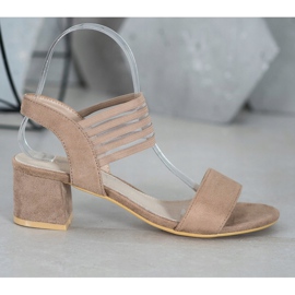 Filippo Slip-on Sandals On A Post brown 2