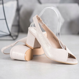 Filippo Casual high heeled sandals golden 2