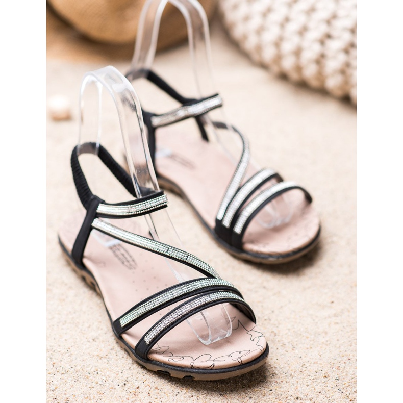 Camo Comfortable Slip On Sandals black 1