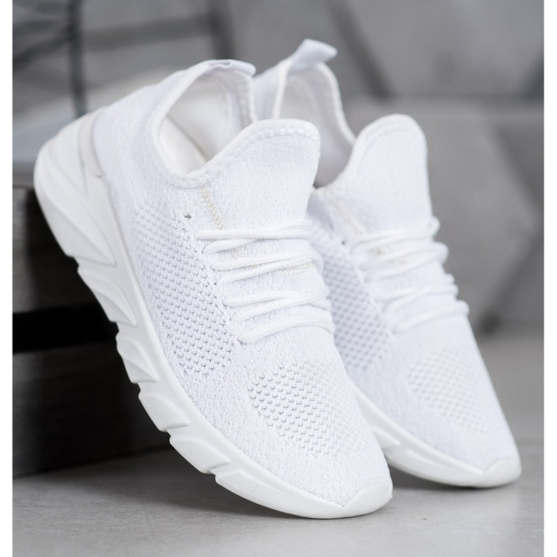 Lemax Textile Sneakers On The Platform white 1