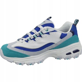 Skechers D'Lites Second Chance W 13146-WBL white blue multicolored 1