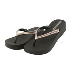 Ipanema 82764 wedge sandals black yellow 2