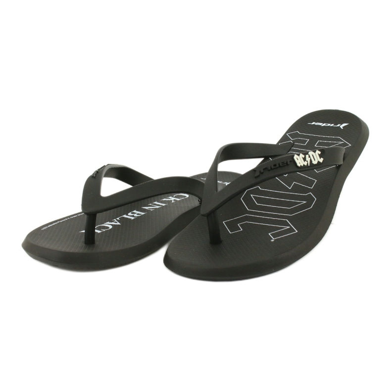 RIDER 82799 AC / DC flip-flops THONG AD men BRAZIL white black 2