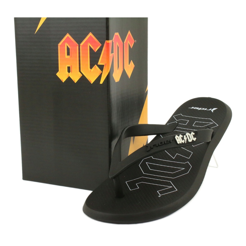 RIDER 82799 AC / DC flip-flops THONG AD men BRAZIL white black 6
