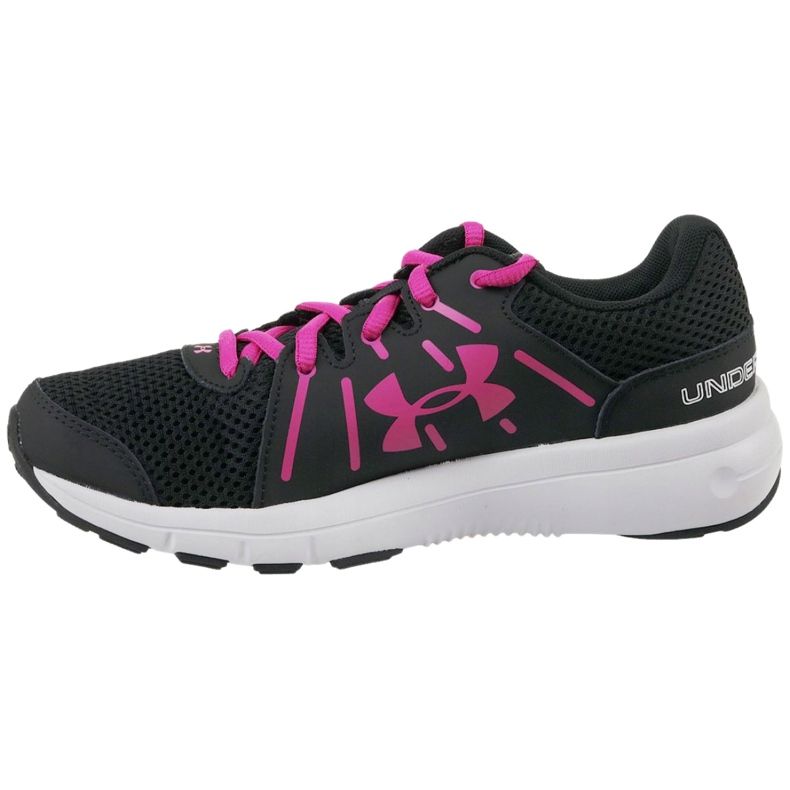Under Armour Under Armor W Dash Rn 2 W 1285488-003 shoes black pink 1