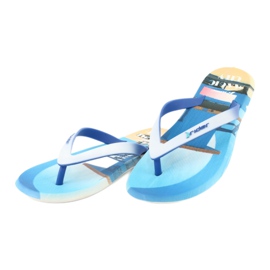 Rider Energy 10719 men's flip-flops white blue 2