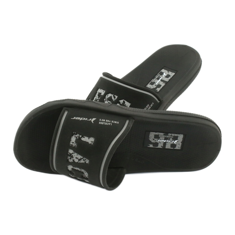Rider Montreal kids 82738 recreational boys flip flops black 4