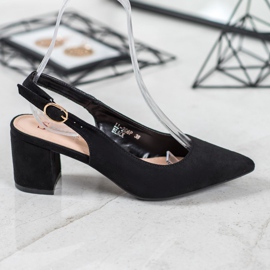Seastar Pumps With A Discovered Heel black 1