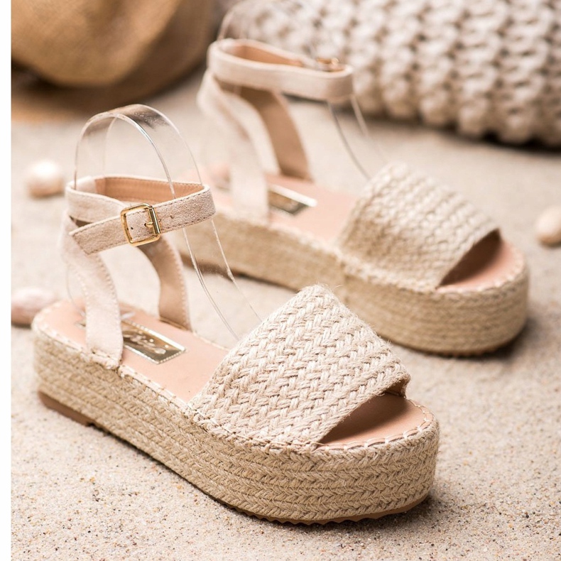 Weide Espadrilles Sandals On The Platform brown 1