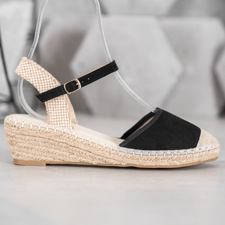 Best Shoes Black Espadrilles Sandals 1