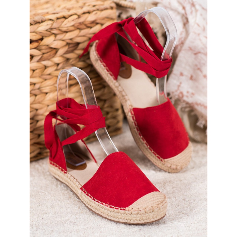 Seastar Tied Red Espadrilles 1