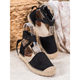 Seastar Tied Black Espadrilles 1