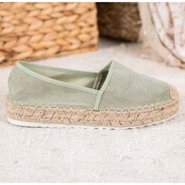 Seastar Openwork Espadrilles With Suede green 2