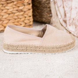 Seastar Openwork Espadrilles With Suede brown 1