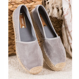 Seastar Gray Suede Espadrilles grey 1