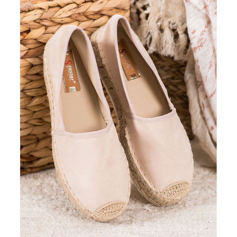 Seastar Beige Suede Espadrilles 1