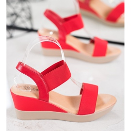 Clowse Light Slip-On Sandals red 1