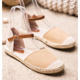 SHELOVET Textile Espadrilles brown 1