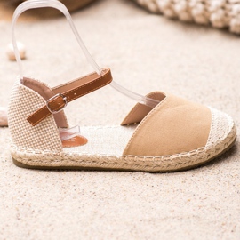SHELOVET Textile Espadrilles brown 2
