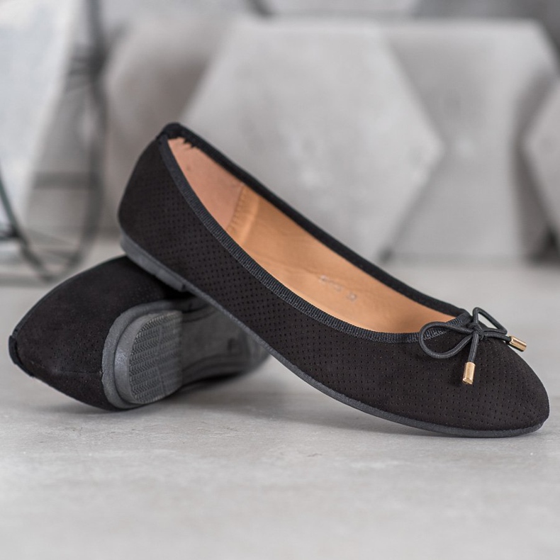 Clowse Ballerina With Bow black 2